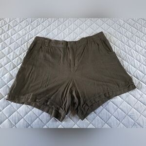 Gloria Vanderbilt Women's Black Rayon Shorts Sz 14